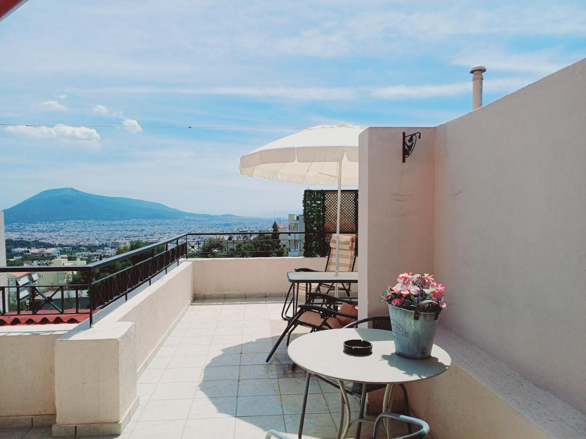 Cozy Loft 360O View Of Athens Apartman Szoba fotó